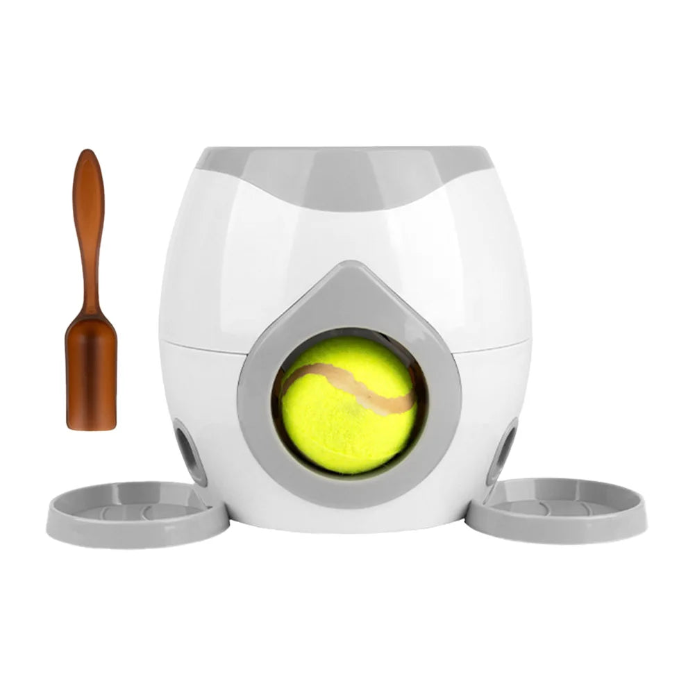 FetchMaster™ Automatic Tennis Ball Launcher & Treat Reward Trainer