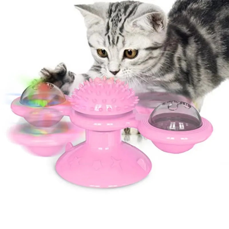 SpinPaws™ Interactive Windmill Toy for Cats