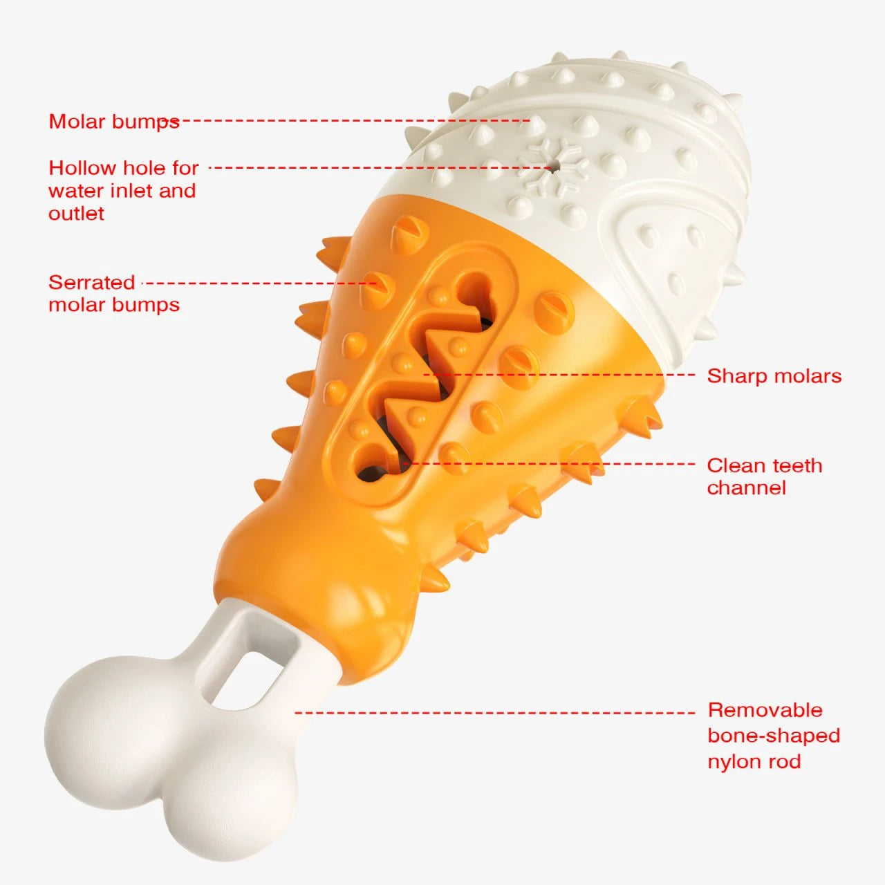 ChewBuddy™ PowerBranch Durable Chew Toy for Large Dogs