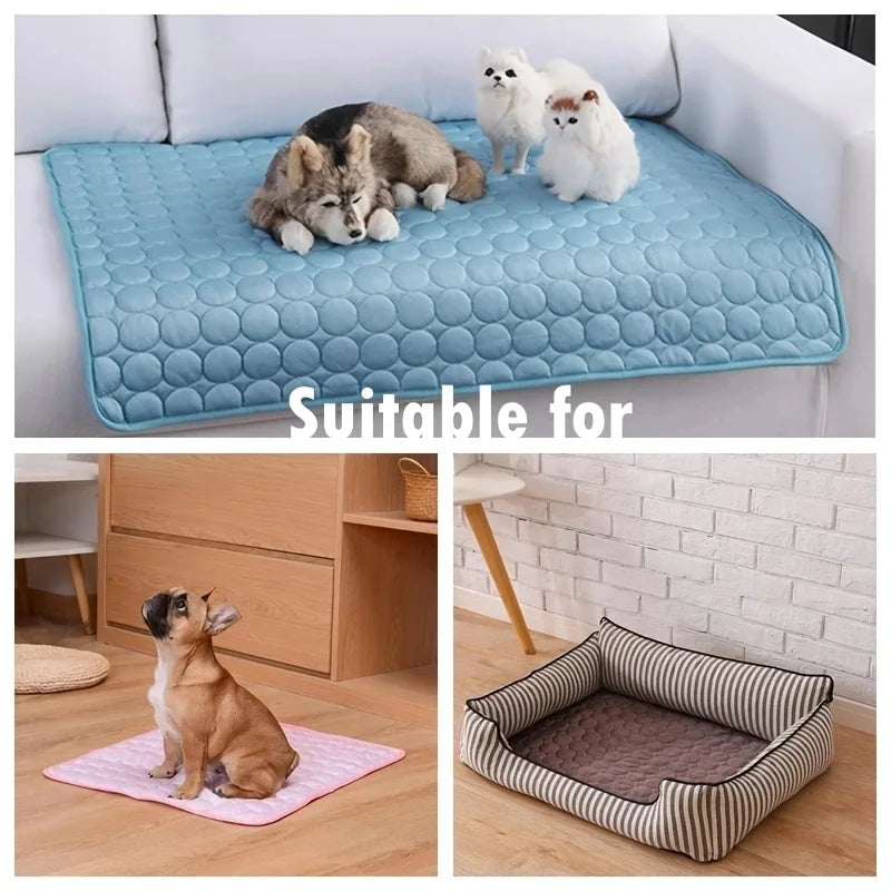 ChillPaws™ Cooling Mat for Dogs & Cats – Summer Cooling Pet Bed