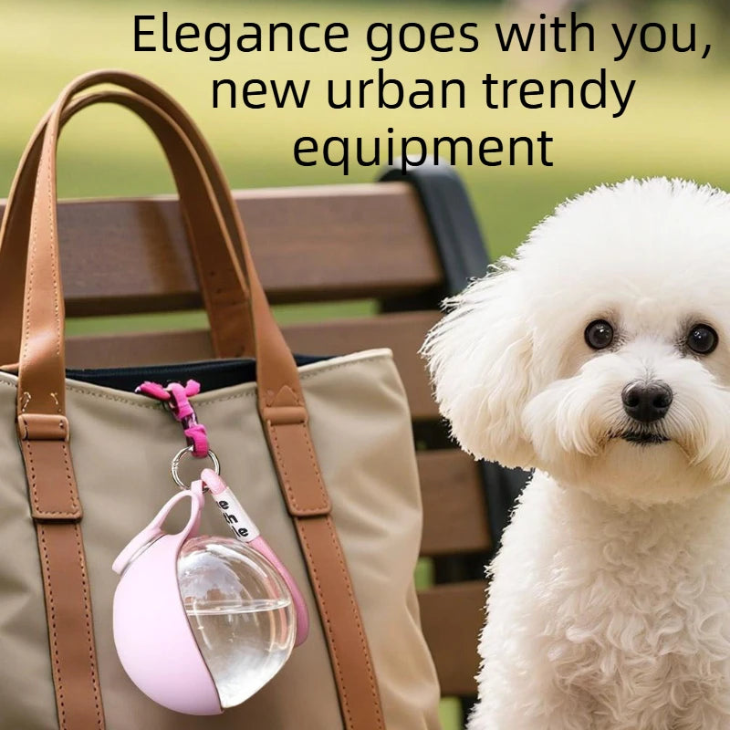 HydraPaw™ GlobeSip Stainless Steel Travel Water Bottle for Dogs & Cats