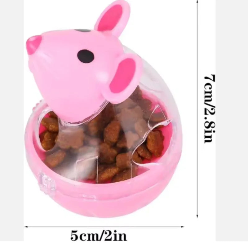 PurrPuzzle™ Interactive Treat Dispensing Mouse Toy for Cats