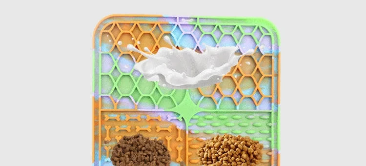 LickiPaws™ Silicone Slow Feeding & Lick Mat for Dogs & Cats