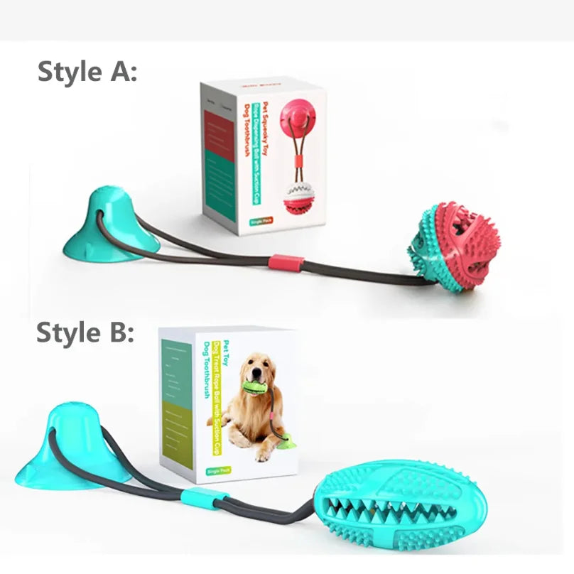 TugClean™ Interactive Suction Cup Chew Toy for Dogs