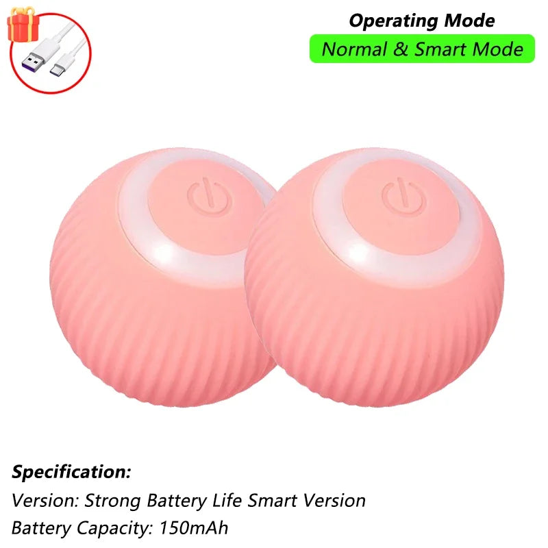 MouseChase™ Smart Rolling Cat Toy with Faux Tail