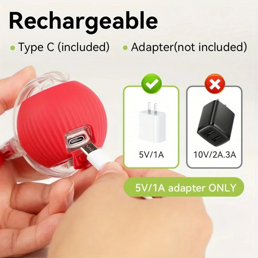 MouseChase™ Smart Rolling Cat Toy with Faux Tail