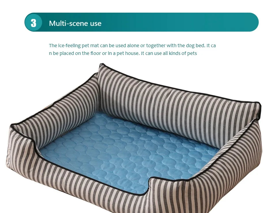 ChillPaws™ Cooling Mat for Dogs & Cats – Summer Cooling Pet Bed