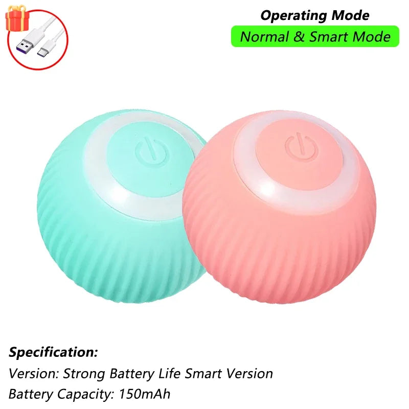 MouseChase™ Smart Rolling Cat Toy with Faux Tail