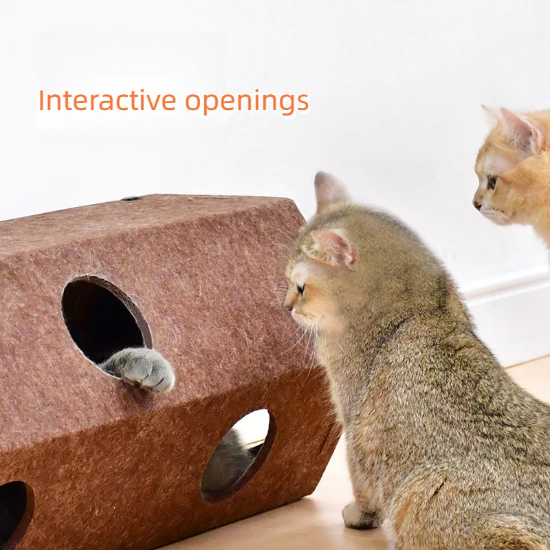 TunnelPaws™ Interactive Foldable Play Tunnel for Cats