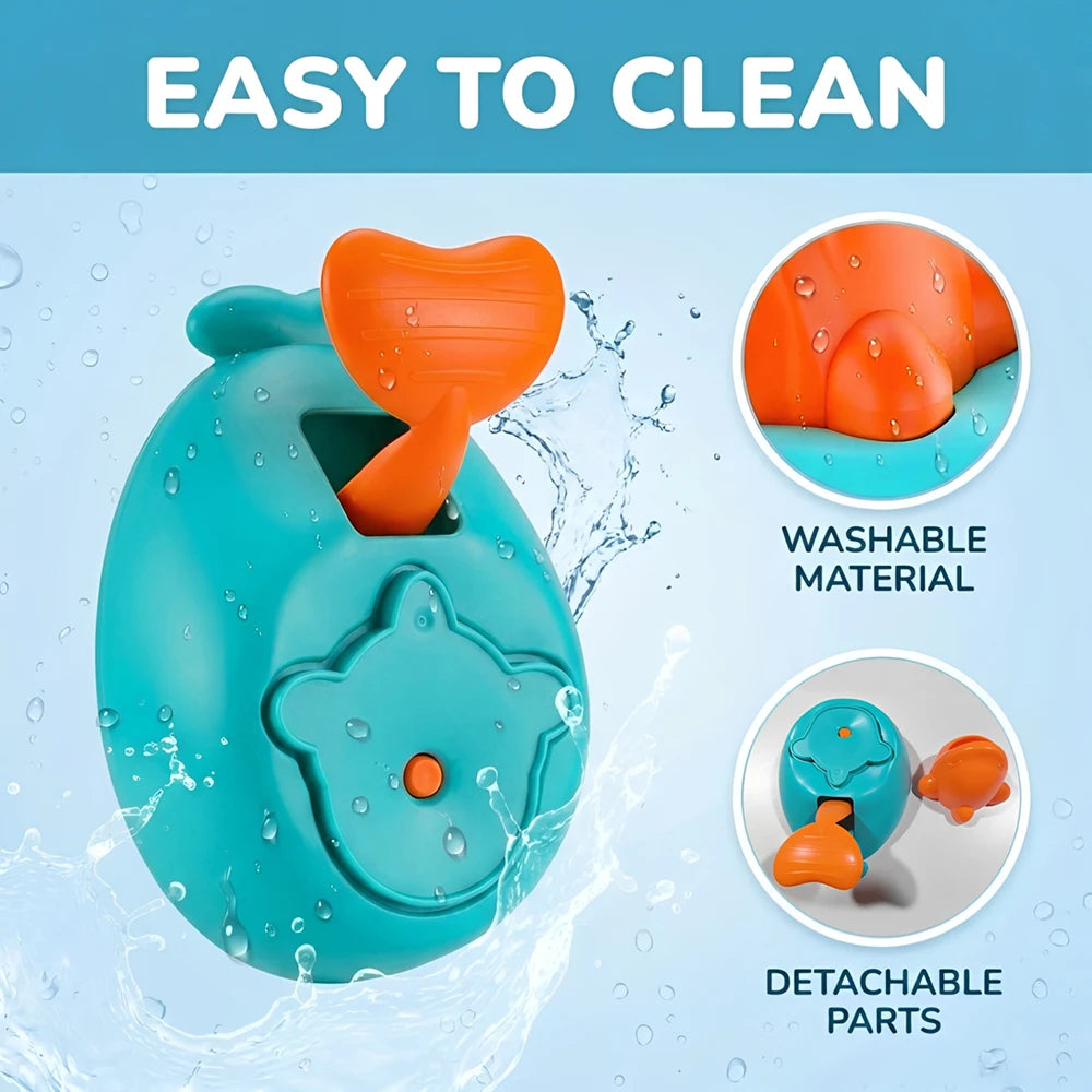 Interactive Cats Treat Dispenser Toy Cute Whale Shape IQ Puzzle Slow Feeder Fun Training Pet Launcher Toys for Kittens Small Dog