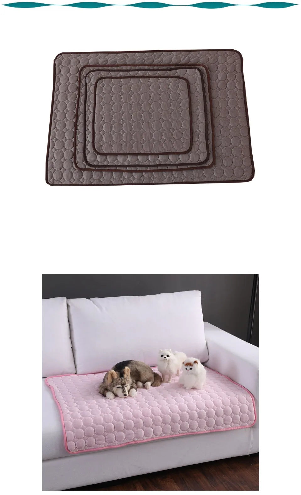 ChillPaws™ Cooling Mat for Dogs & Cats – Summer Cooling Pet Bed