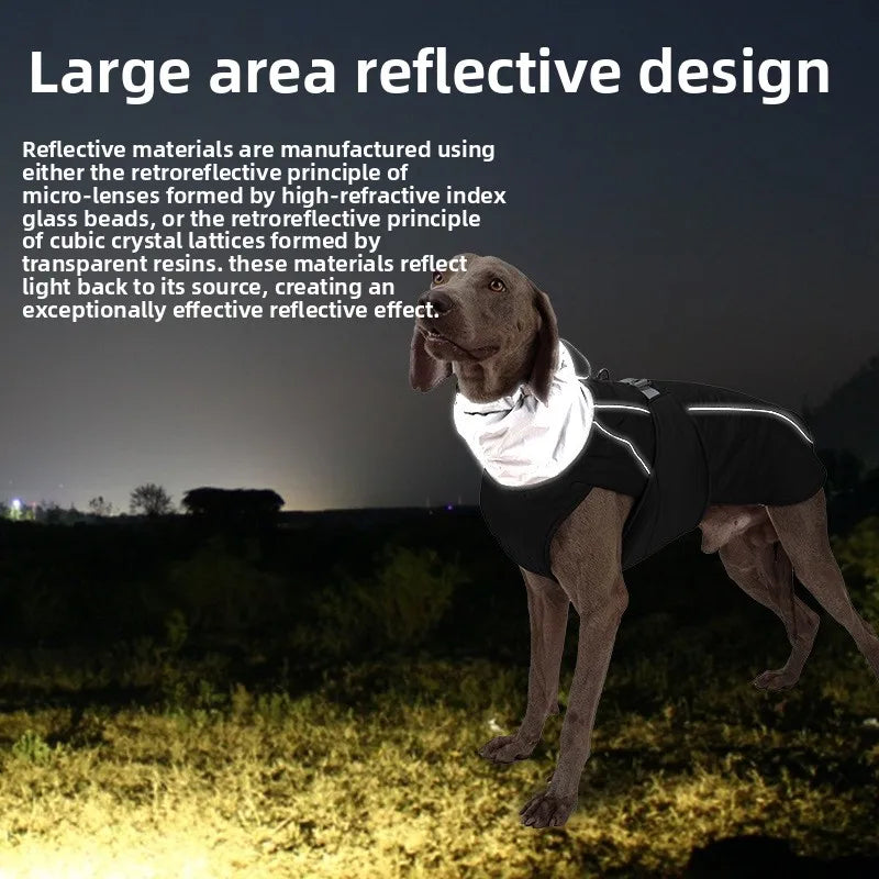 FrostPaw™ Waterproof Reflective Winter Dog Jacket