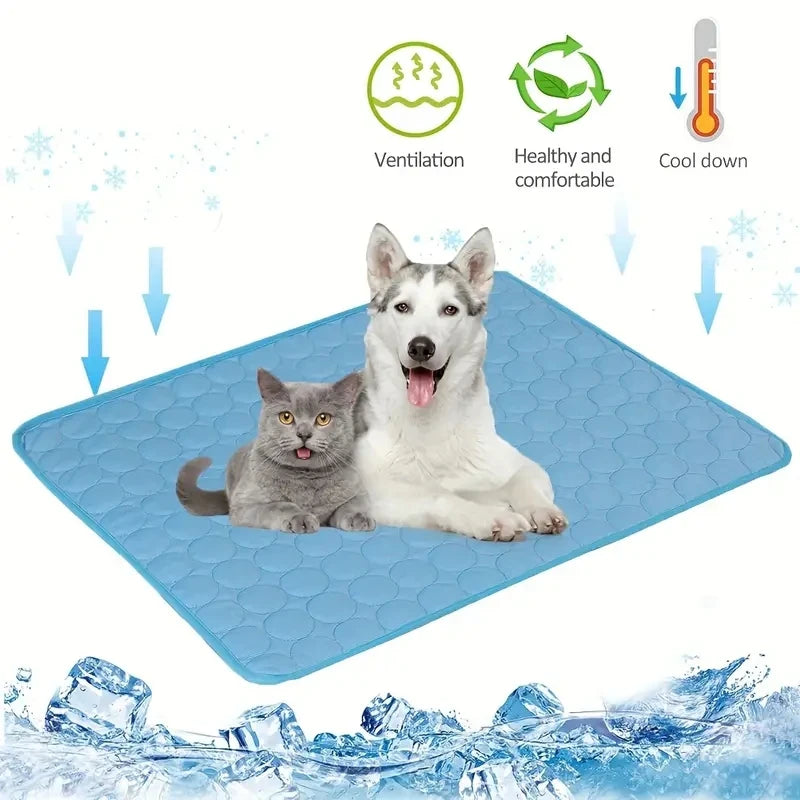 ChillPaws™ Cooling Mat for Dogs & Cats – Summer Cooling Pet Bed