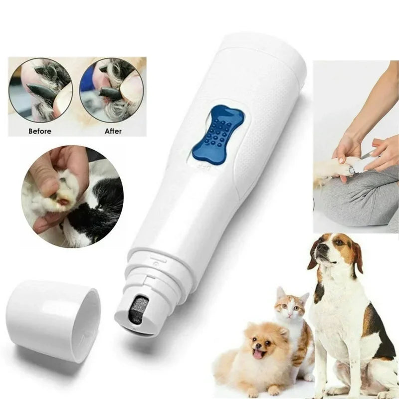 PawTrim™ Quiet Electric Nail Grinder for Dogs & Cats