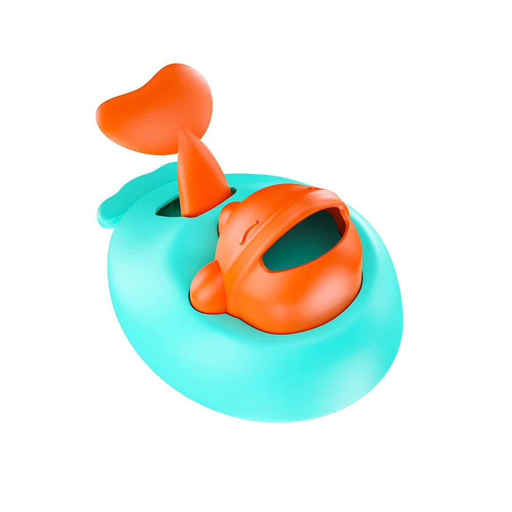 Interactive Cats Treat Dispenser Toy Cute Whale Shape IQ Puzzle Slow Feeder Fun Training Pet Launcher Toys for Kittens Small Dog