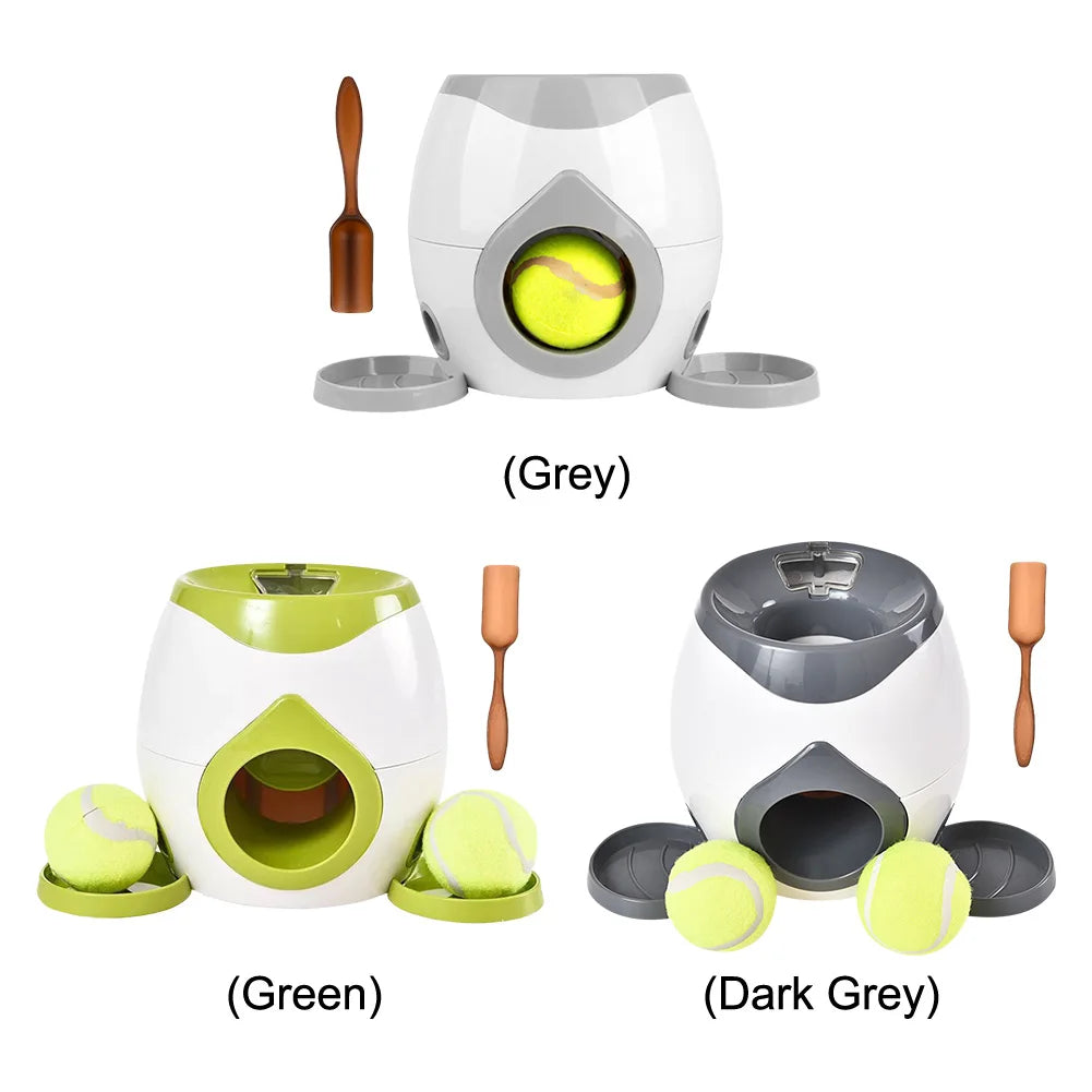 FetchMaster™ Automatic Tennis Ball Launcher & Treat Reward Trainer