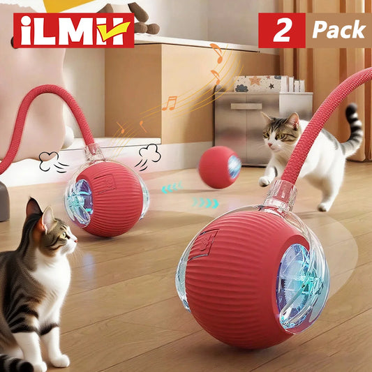 MouseChase™ Smart Rolling Cat Toy with Faux Tail