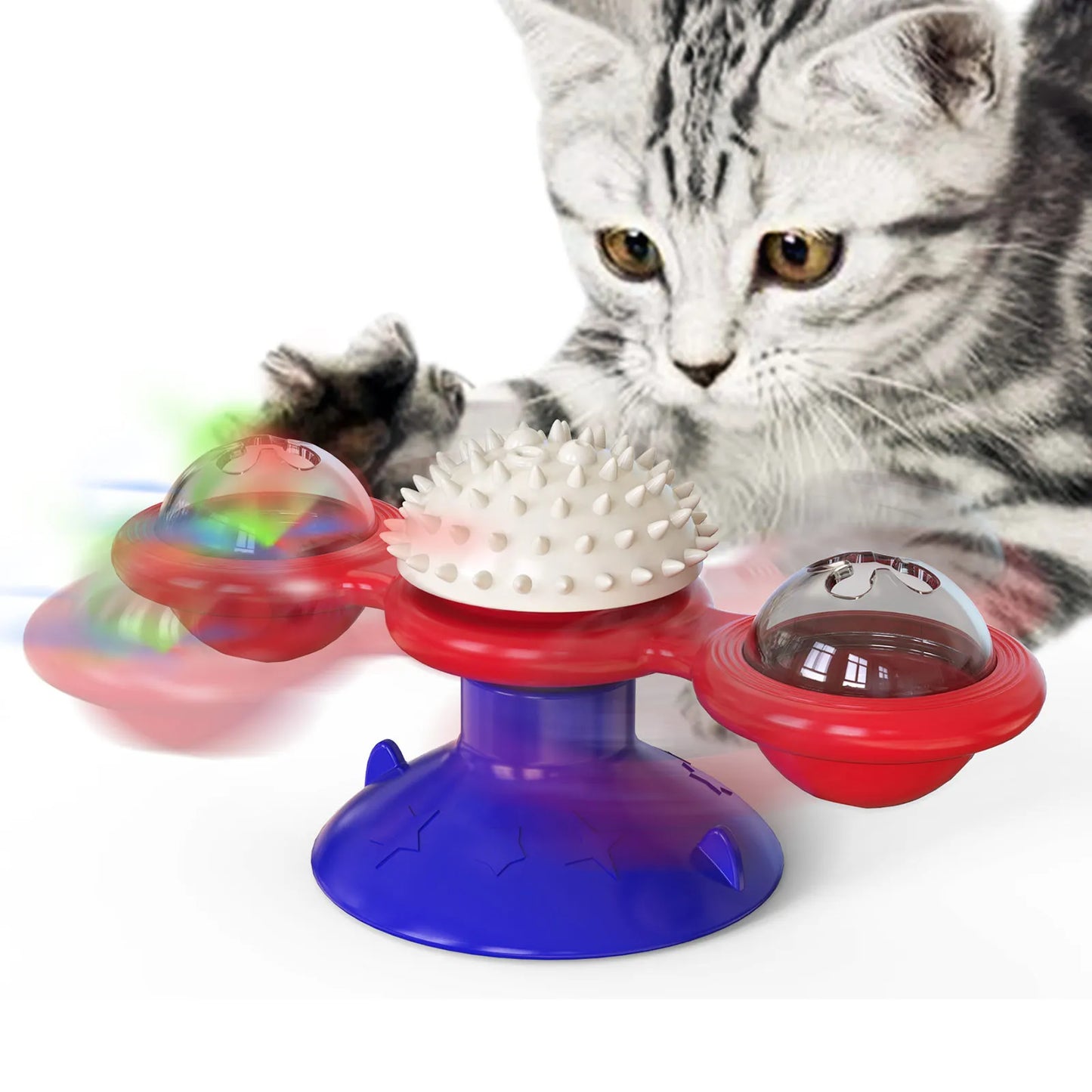 SpinPaws™ Interactive Windmill Toy for Cats