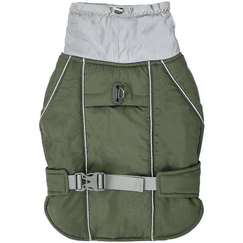FrostPaw™ Waterproof Reflective Winter Dog Jacket