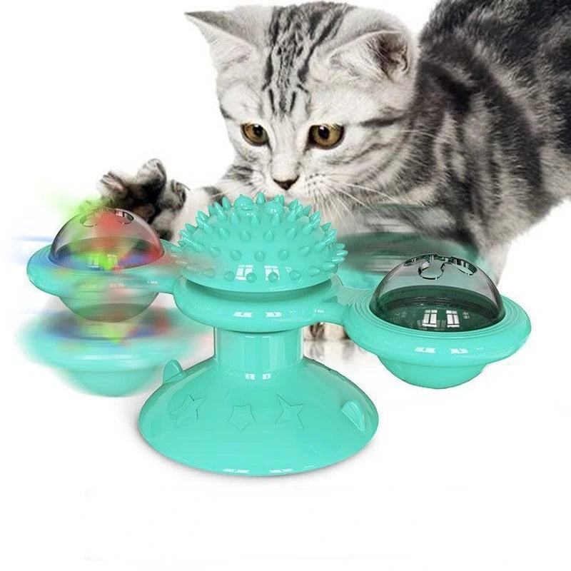 SpinPaws™ Interactive Windmill Toy for Cats