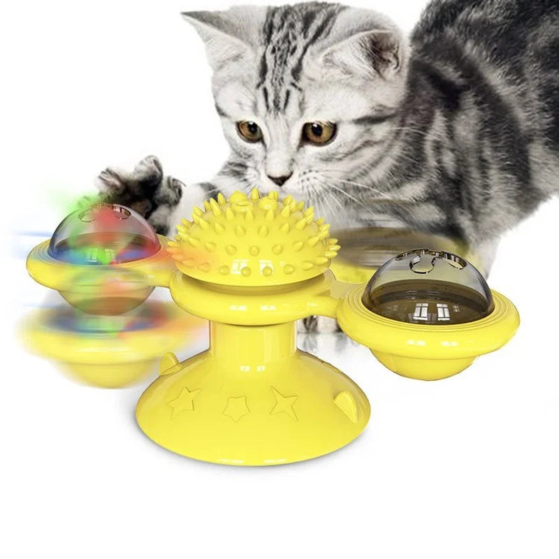 SpinPaws™ Interactive Windmill Toy for Cats