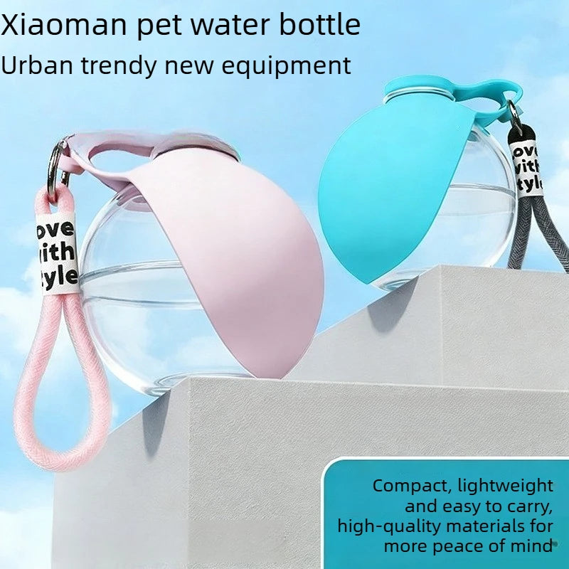HydraPaw™ GlobeSip Stainless Steel Travel Water Bottle for Dogs & Cats