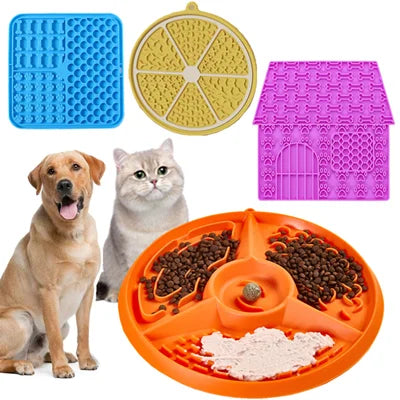 SlowPaws™ Anti-Choking Slow Feeder Bowl for Dogs & Cats