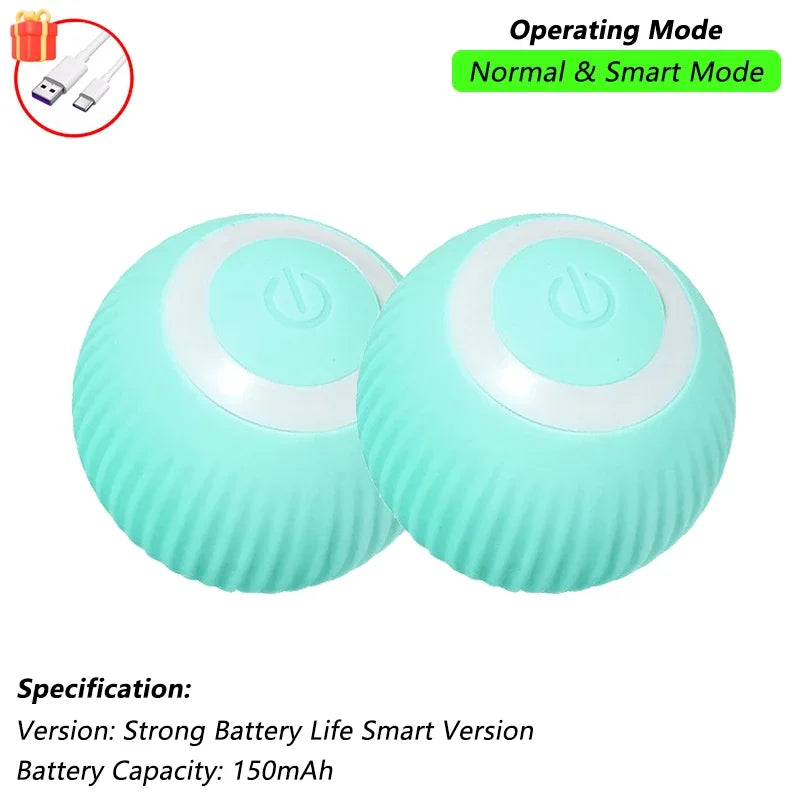 MouseChase™ Smart Rolling Cat Toy with Faux Tail