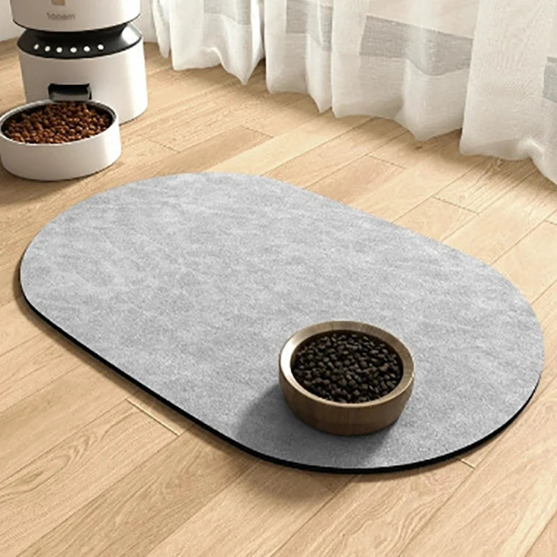 CleanPaws™ Absorbent Non-Slip Pet Feeding Mat