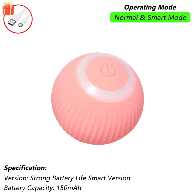 MouseChase™ Smart Rolling Cat Toy with Faux Tail