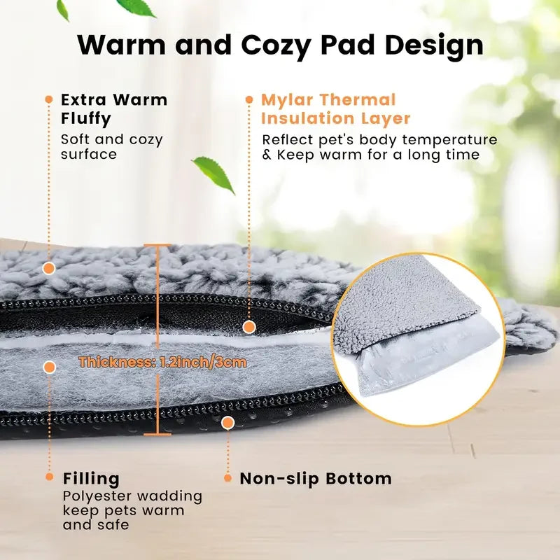 WarmPaws™ Self-Heating Pet Mat for Dogs & Cats