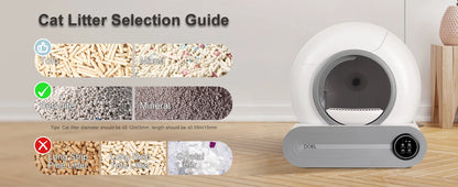 NeverScoop — 65L Smart Self-Cleaning Litter Box