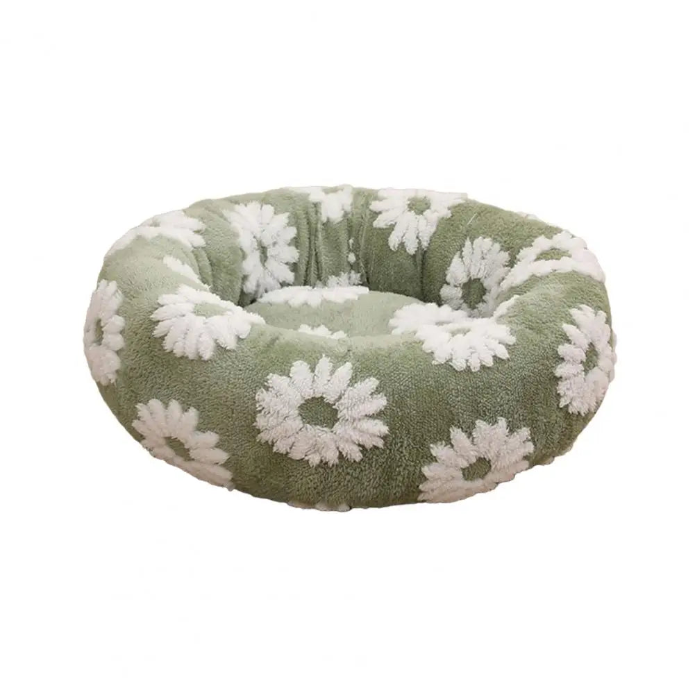 DreamNest™ Calming Donut Bed for Dogs & Cats