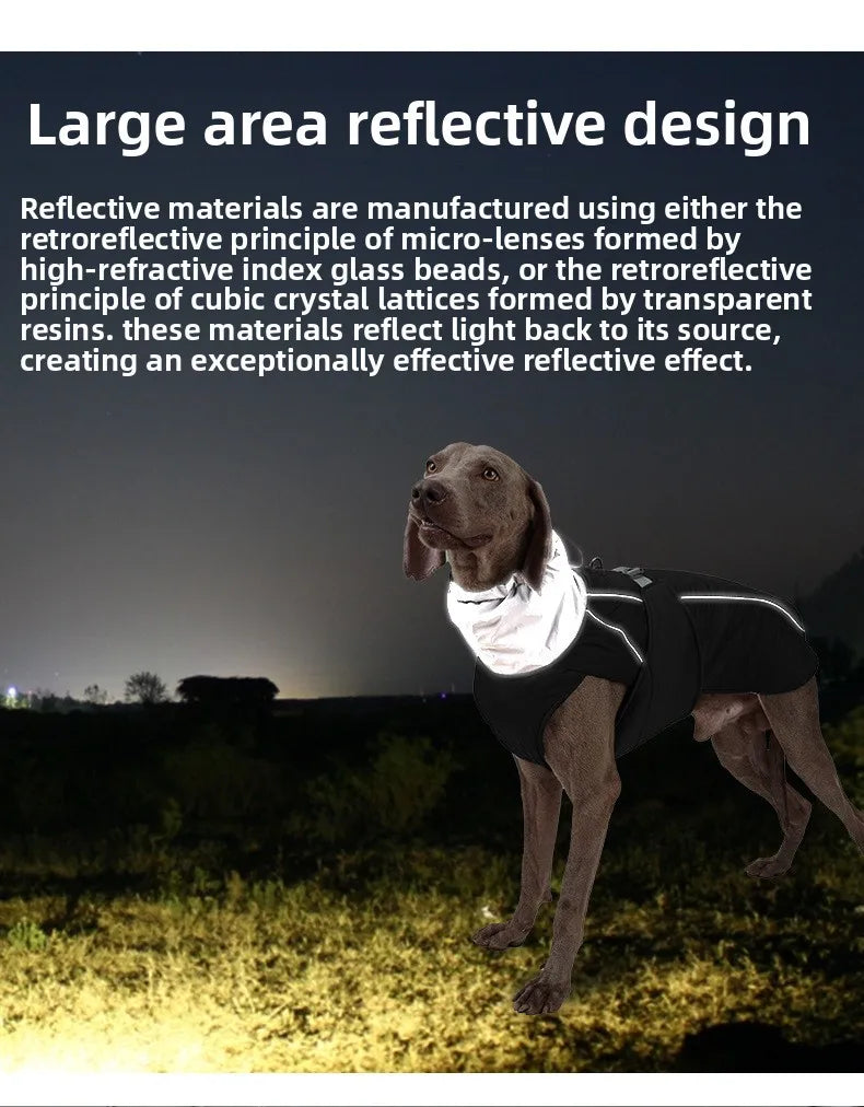 FrostPaw™ Waterproof Reflective Winter Dog Jacket