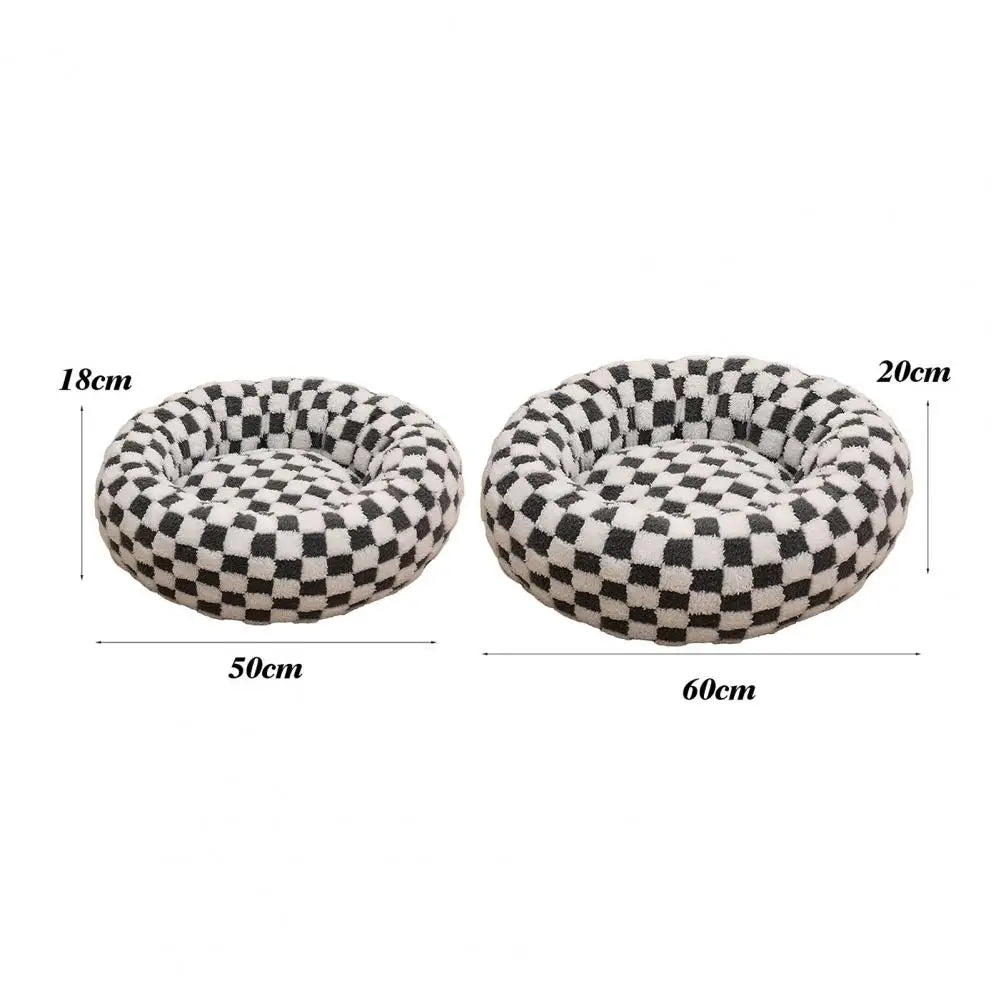 DreamNest™ Calming Donut Bed for Dogs & Cats