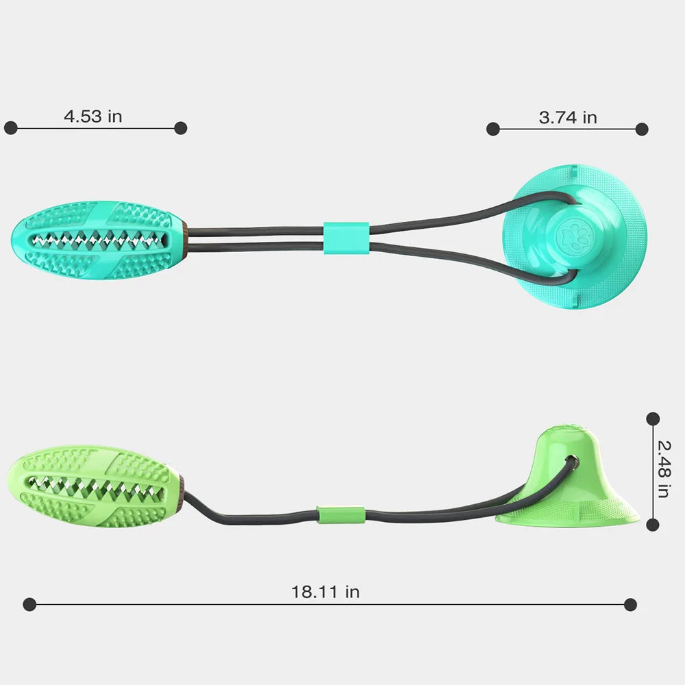 TugClean™ Interactive Suction Cup Chew Toy for Dogs