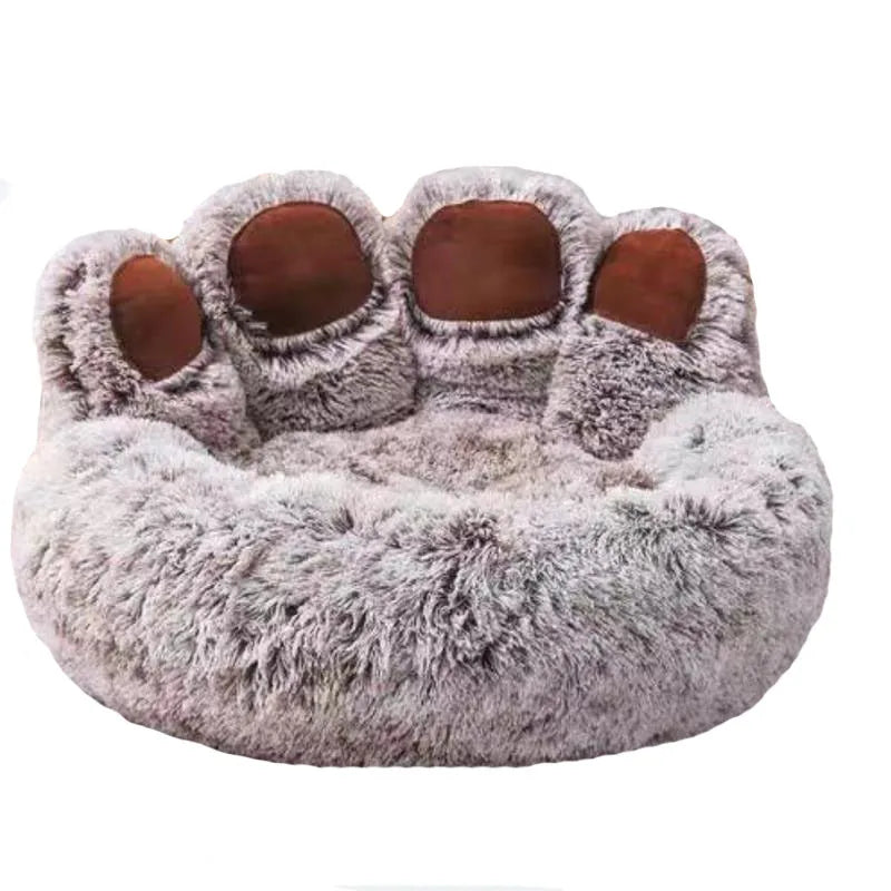DreamNest™ Plush Calming Bed for Dogs & Cats