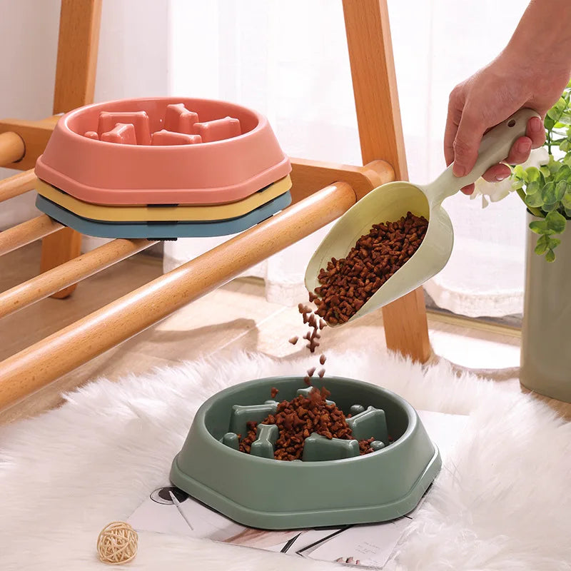 SlowPaws™ Anti-Choking Slow Feeder Bowl for Dogs & Cats