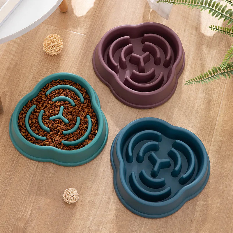 SlowPaws™ Anti-Choking Slow Feeder Bowl for Dogs & Cats