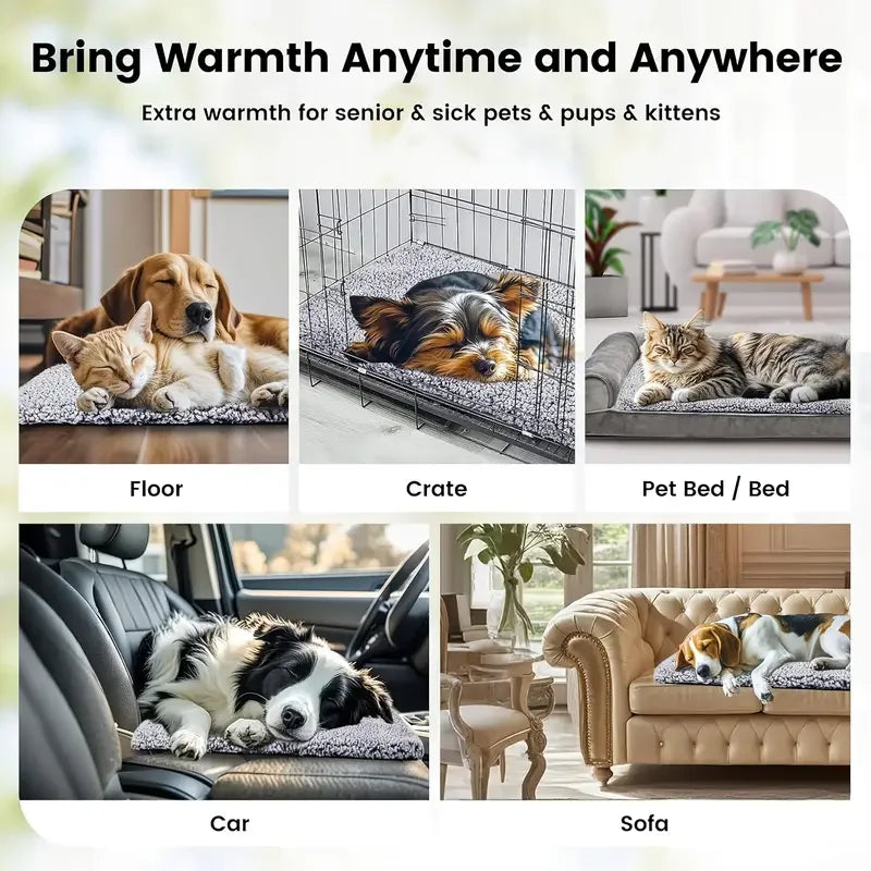 WarmPaws™ Self-Heating Pet Mat for Dogs & Cats