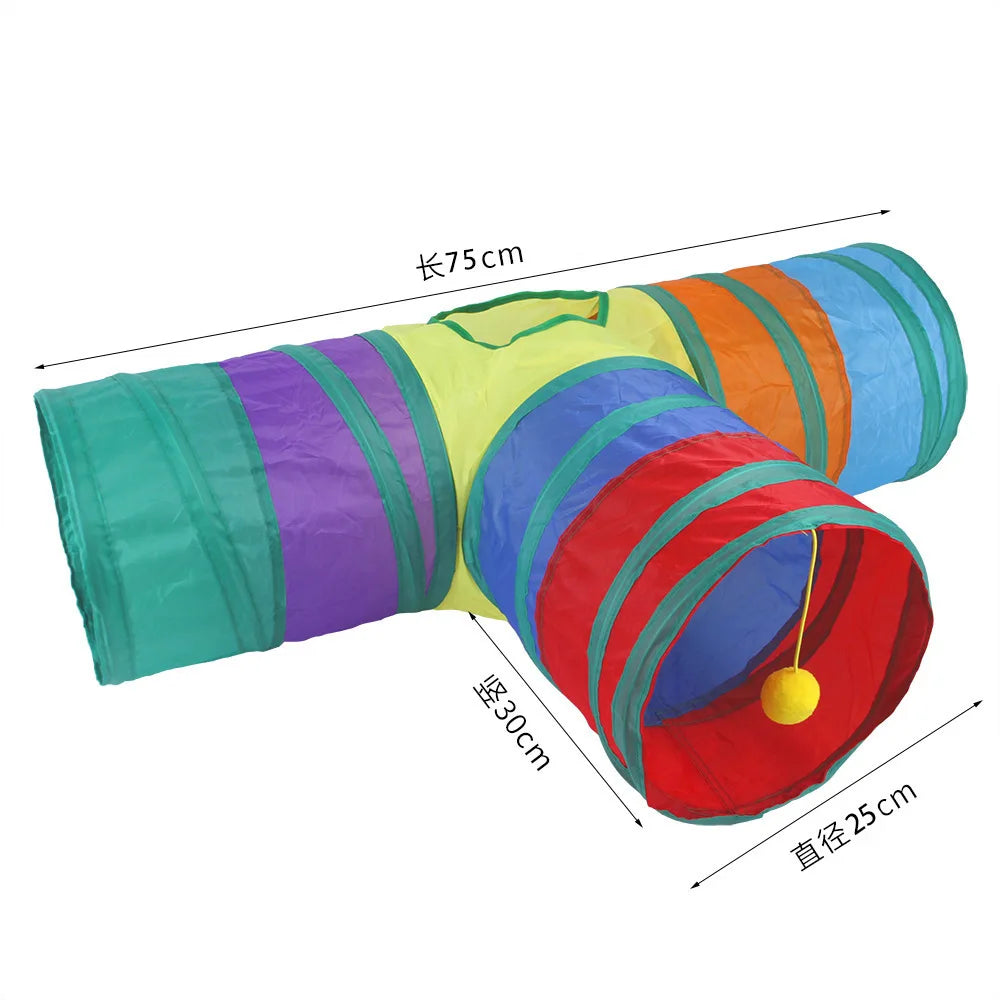 TunnelZoom™ Collapsible Cat Play Tunnel for Indoor Cats