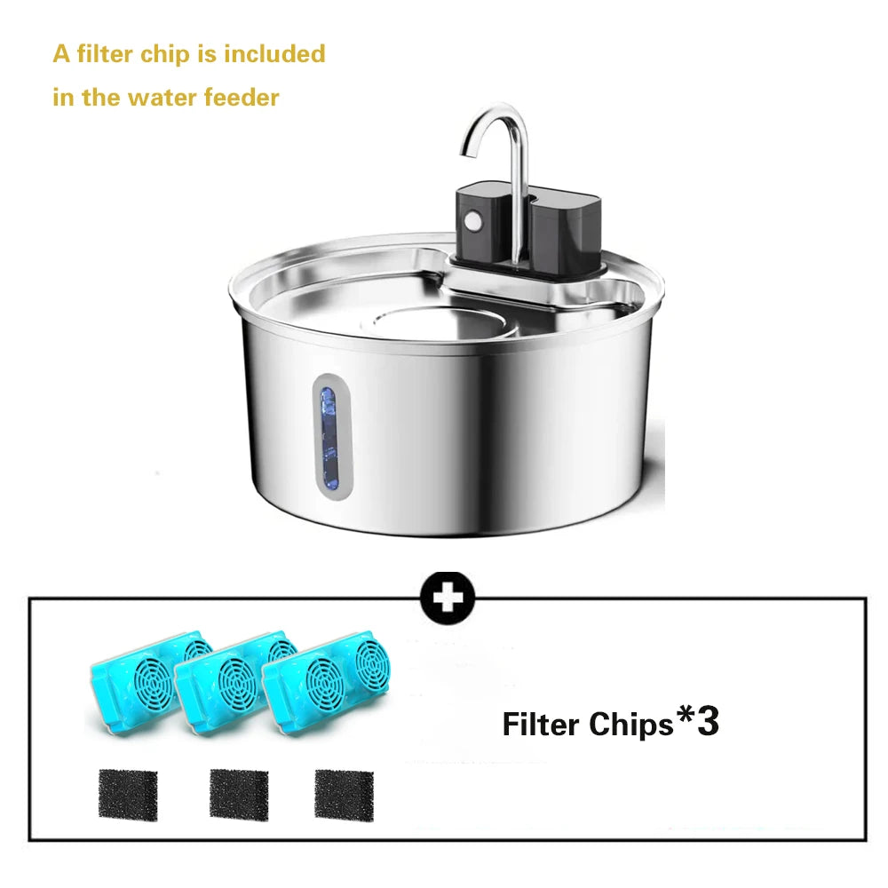 AquaPaws Pro — Wireless Charging Smart Pet Fountain