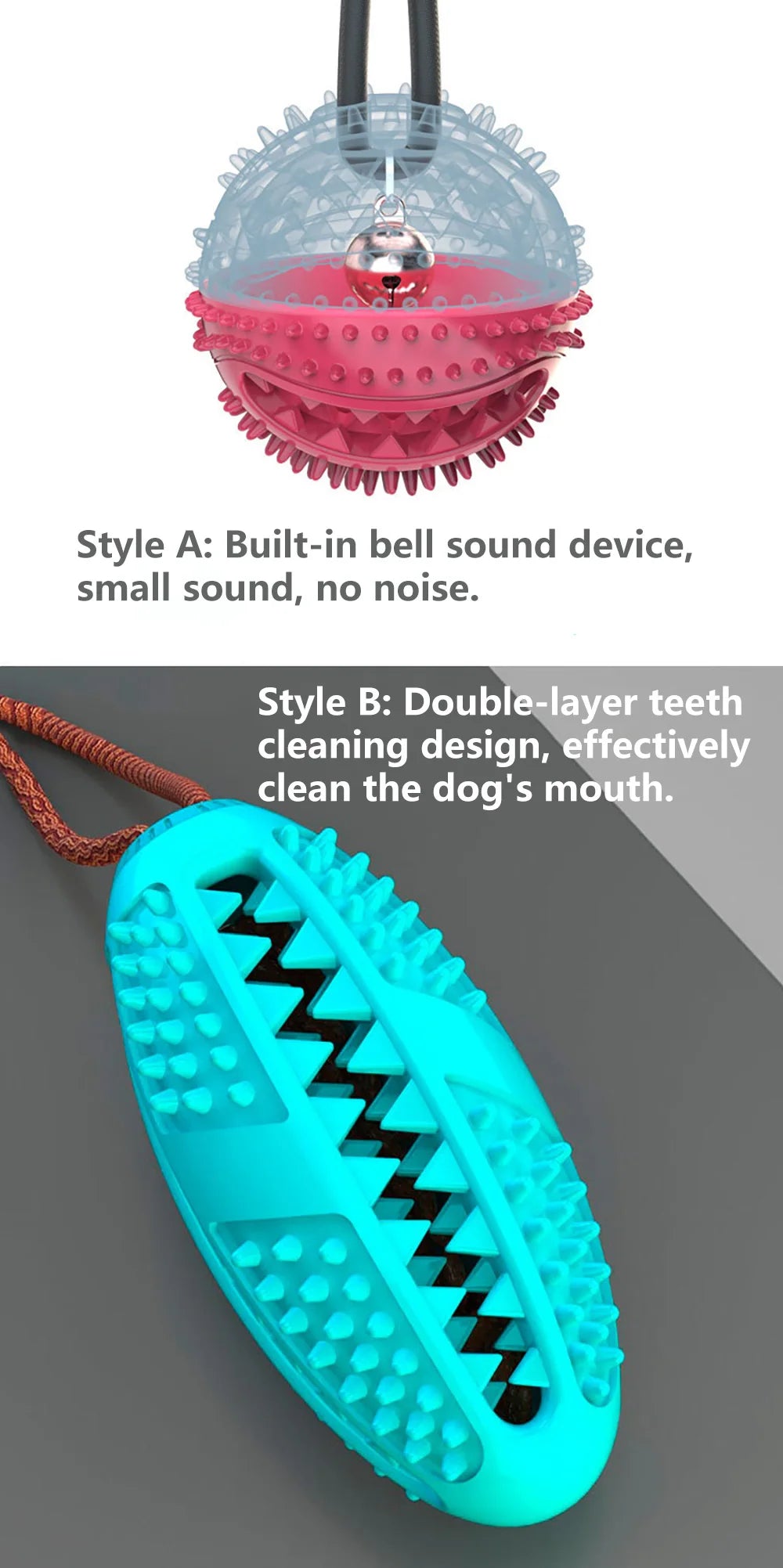 TugClean™ Interactive Suction Cup Chew Toy for Dogs