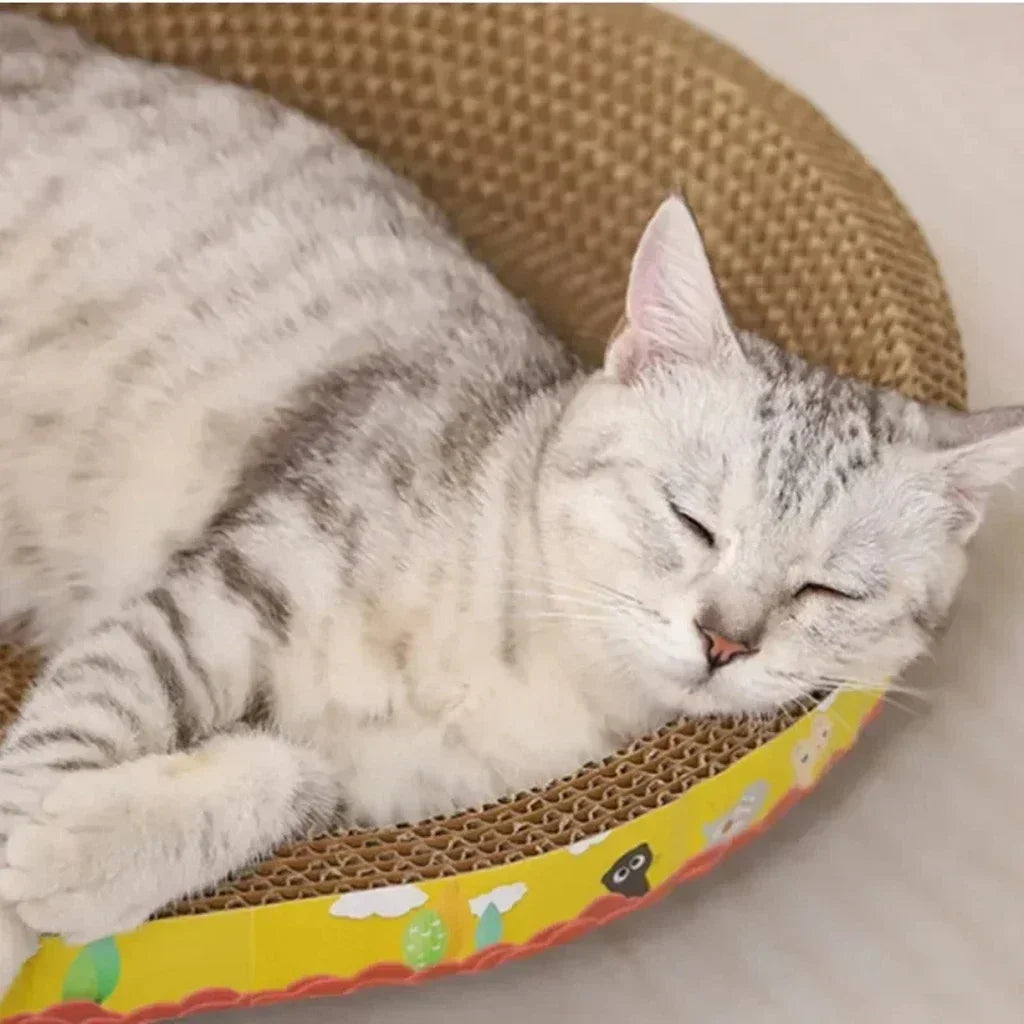 ScratchNest™ Corrugated Cat Scratching Lounge & Bed