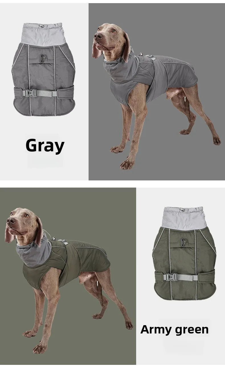 FrostPaw™ Waterproof Reflective Winter Dog Jacket