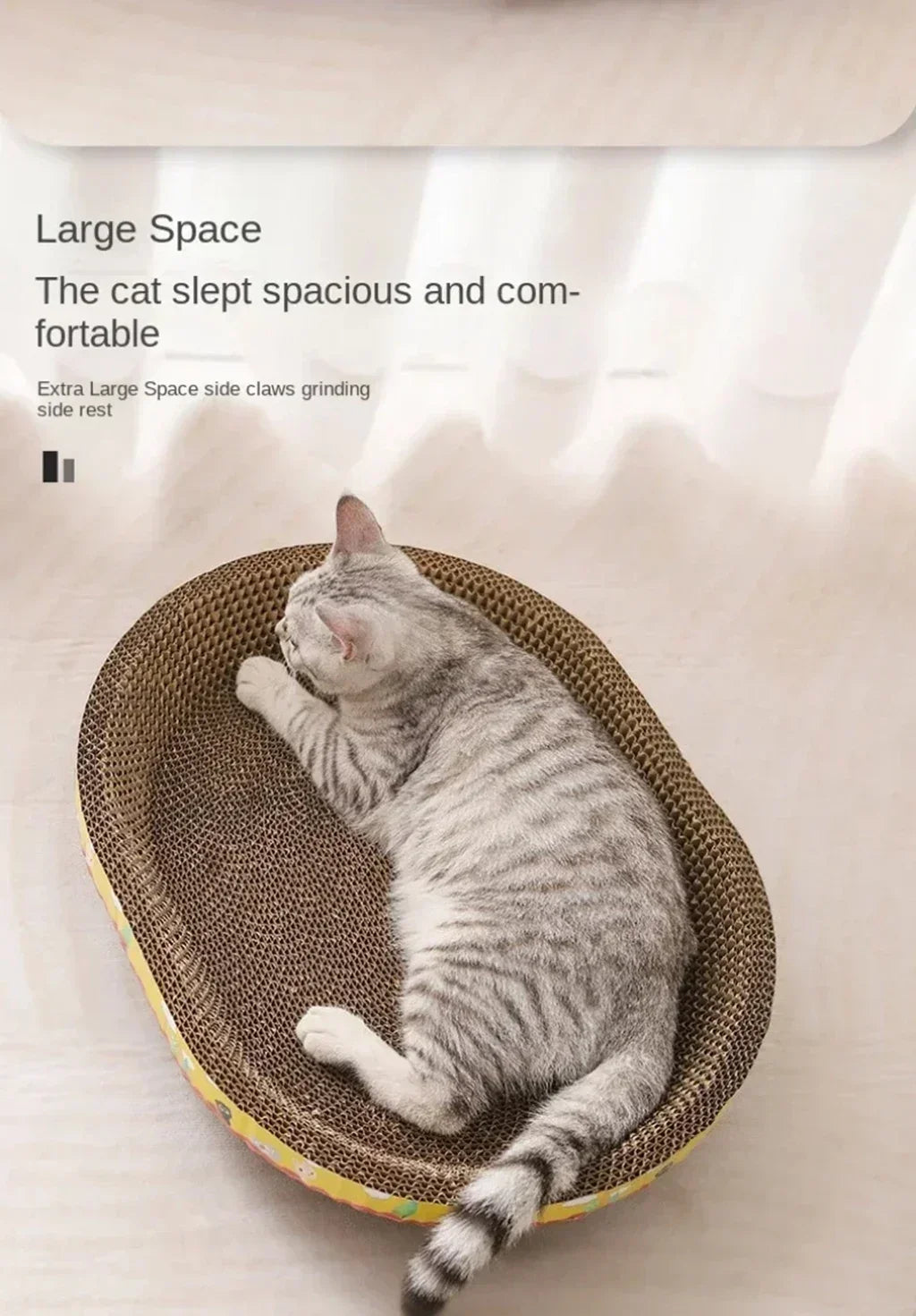 ScratchNest™ Corrugated Cat Scratching Lounge & Bed