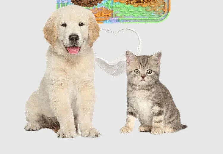 LickiPaws™ Silicone Slow Feeding & Lick Mat for Dogs & Cats