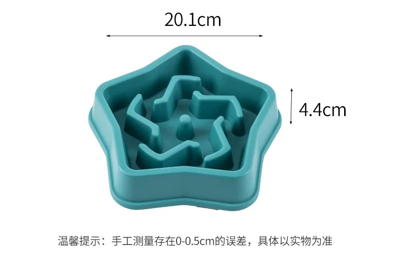 SlowPaws™ Anti-Choking Slow Feeder Bowl for Dogs & Cats