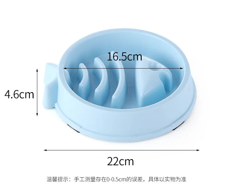 SlowPaws™ Anti-Choking Slow Feeder Bowl for Dogs & Cats