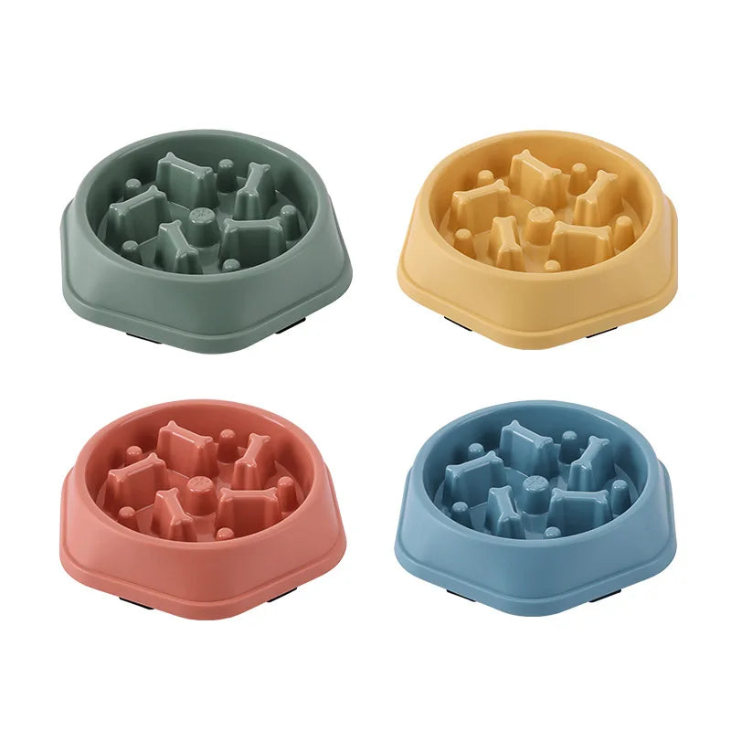 SlowPaws™ Anti-Choking Slow Feeder Bowl for Dogs & Cats